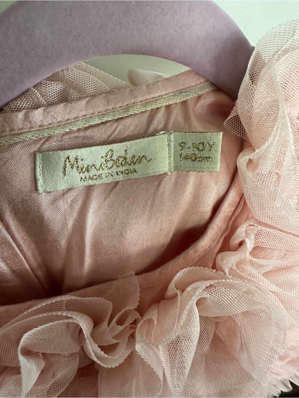 Mini Boden Tulle Tiered Party Dress 9/10 - Picture 3 of 4